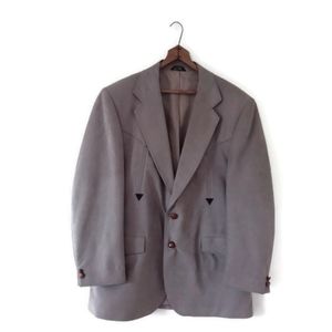 Vintage Rockabilly Western Faux Suede Jacket